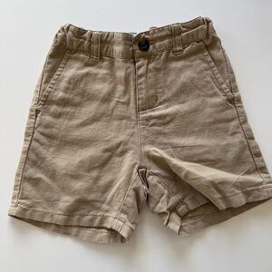 Janie and Jack Classic Toddler Tan Shorts - 18-24 Months